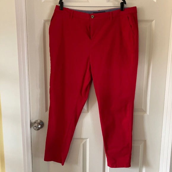 Tommy Hilfiger Pants - Tommy Hilfiger Red Chino Pants Holiday